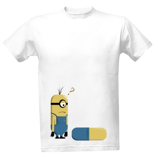 Tričko s potiskem Mimoňův kamarád