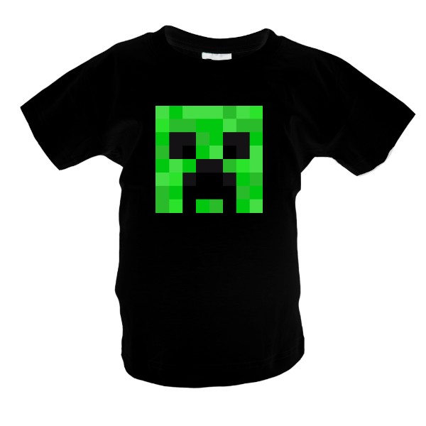 Tričko s potlačou Minecraft Creeper- Detské tričko 