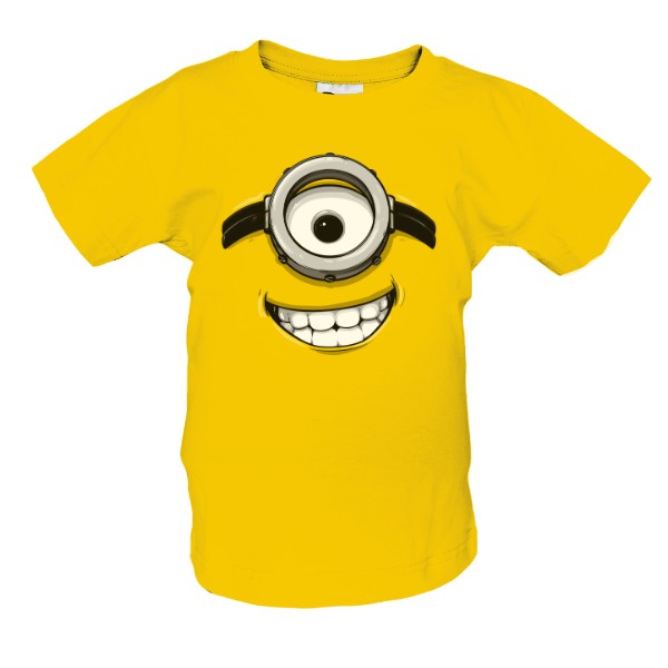 Tričko s potiskem Minion smiling face - Dětské