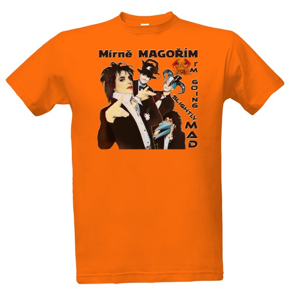 Tričko s potiskem Mírně MAGOŘÍM – inspirované Queen - PÁNSKÉ IMPERIAL