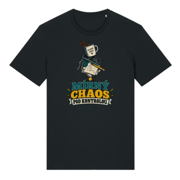 Tričko s potiskem Mírný chaos pod kontrolou