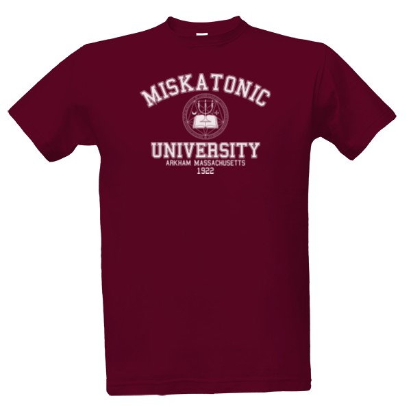 Tričko s potiskem Miskatonic university