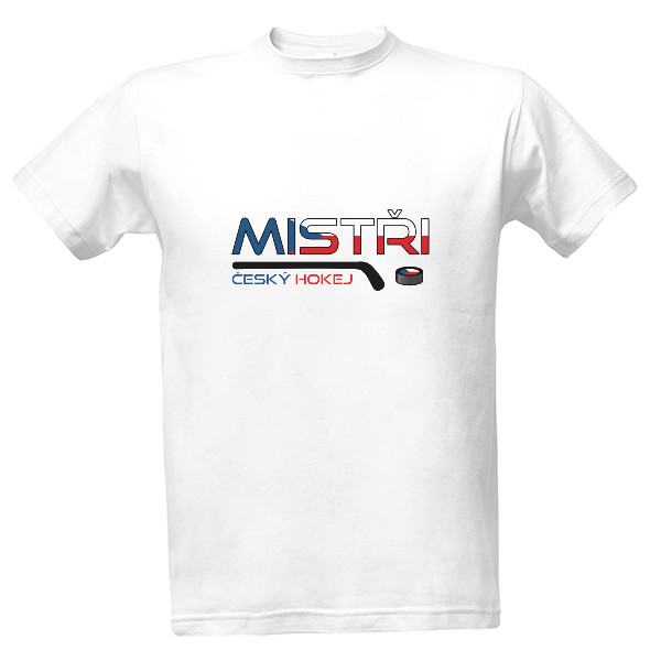 Tričko s potiskem Mistři v hokeji
