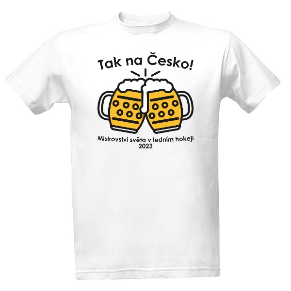 Tričko s potiskem Mistrovství světa v ledním hokeji 2023