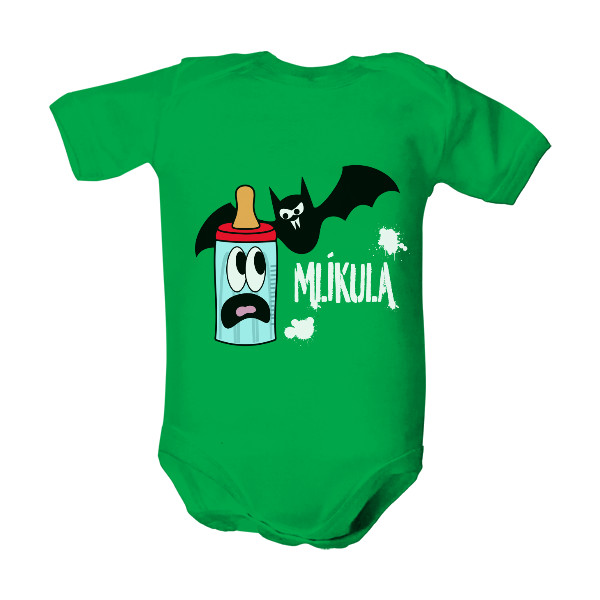 Dětské body  s potiskem Mlíkula - body