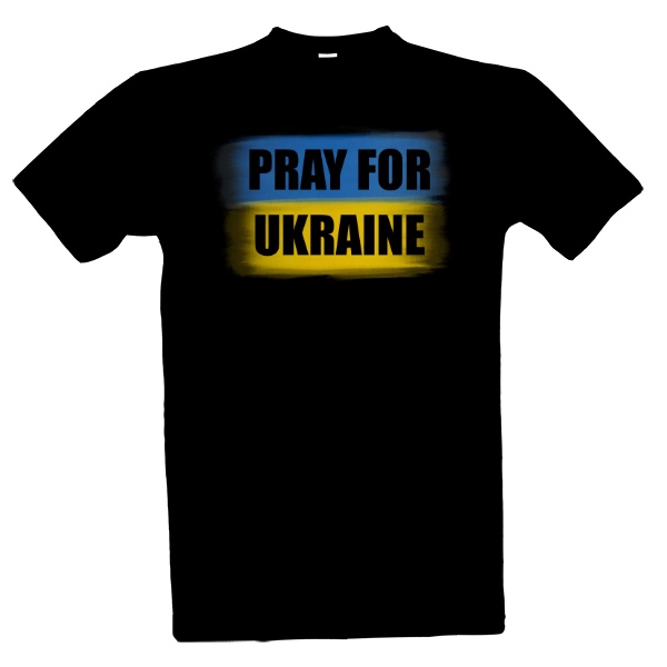 Tričko s potiskem Modlitba za Ukrajinu