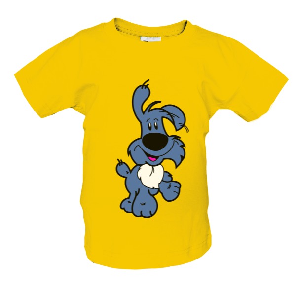 Tričko s potiskem modrý pes