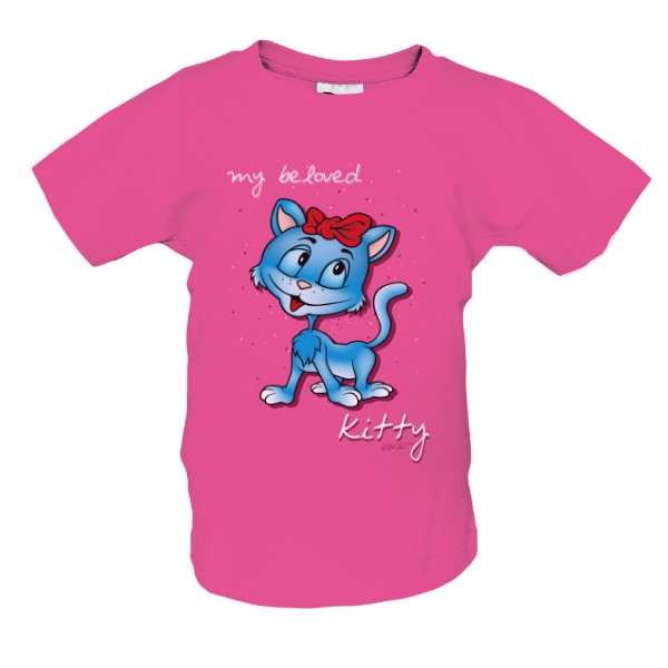 Tričko s potiskem Moje modrá kočička