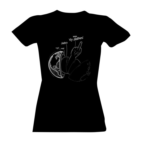 Tričko s potiskem Moje vyjádření - Dámské