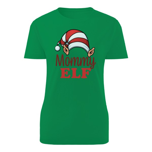 Tričko s potiskem Mommy elf