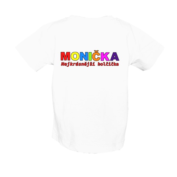 Tričko s potlačou Monička