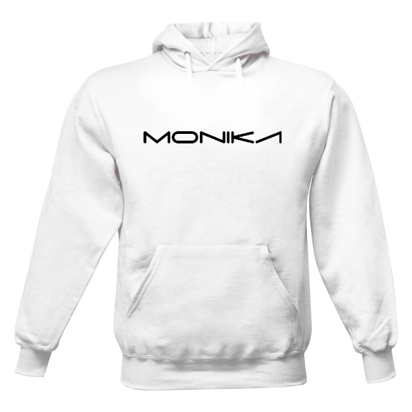 Pánská mikina s kapucí s potiskem monika