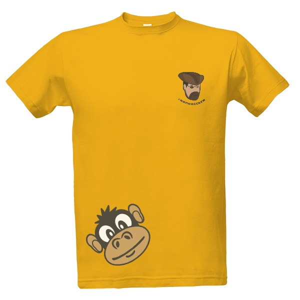 Tričko s potiskem Monkey bot triko