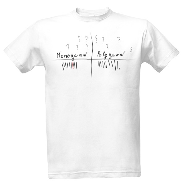 Tričko s potiskem Monogamie