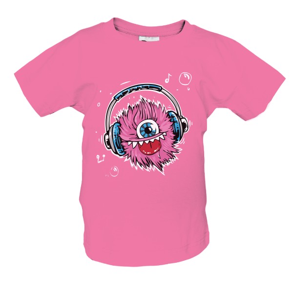 Tričko s potiskem Monstrózně růžové