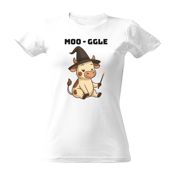 T-shirt Moo-ggle – Kouzelná kráva pro všechny (ne)kouzelníky!