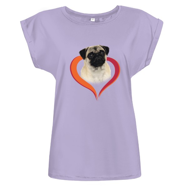 Tričko s potiskem Mops