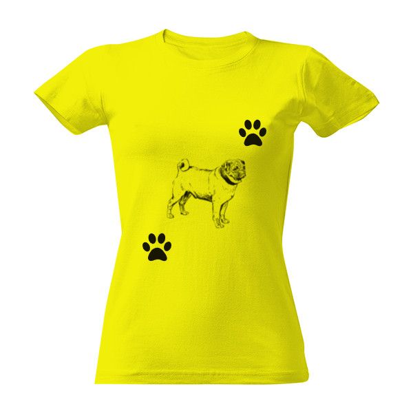 Mops paws T-shirt