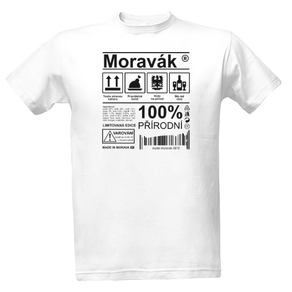 Tričko s potiskem Moravák - Moravan