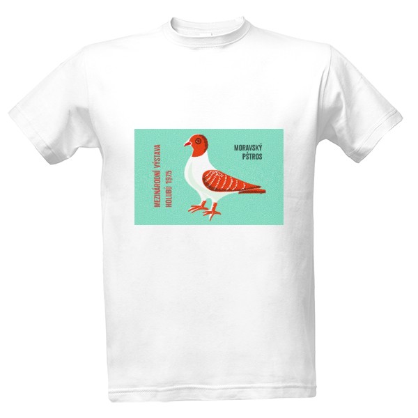 Tričko s potiskem Moravský pštros bez rámečku