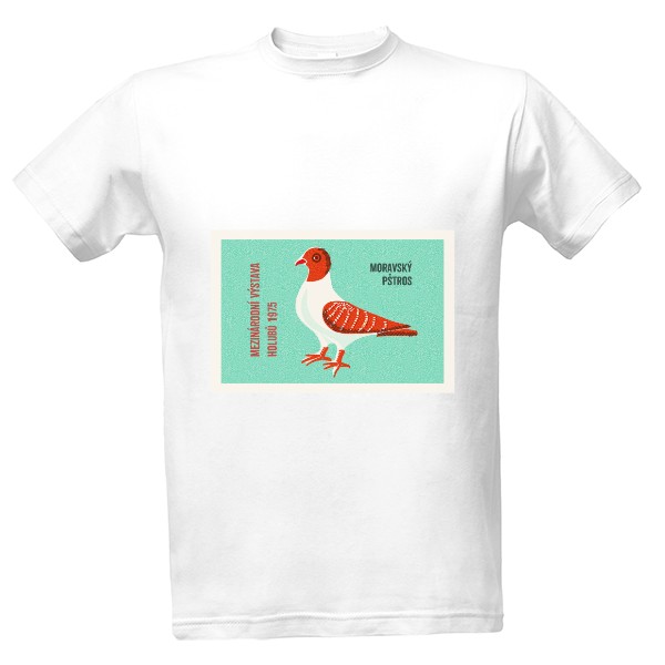 Tričko s potiskem Moravský pštros