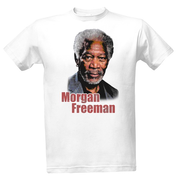 Tričko s potiskem Morgan Freeman