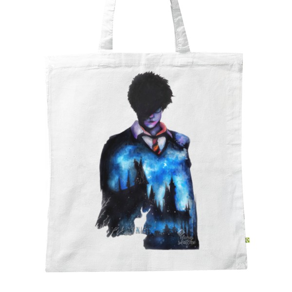 BIO plátěná taška s potiskem Motiv Harry Potter - taška