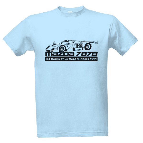 Tričko s potiskem Mazda 787B Le Mans