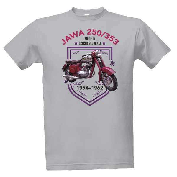Tričko s potiskem Motorka kývačka Jawa 250 typ 353