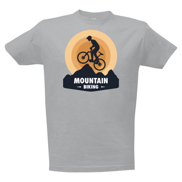 Tričko s potiskem Mountain biking