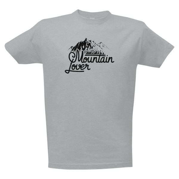 Tričko s potiskem Mountain lover - Pánské