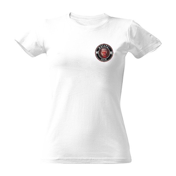 Tričko s potiskem Mozečci Crew Tričko Dámské Bílé