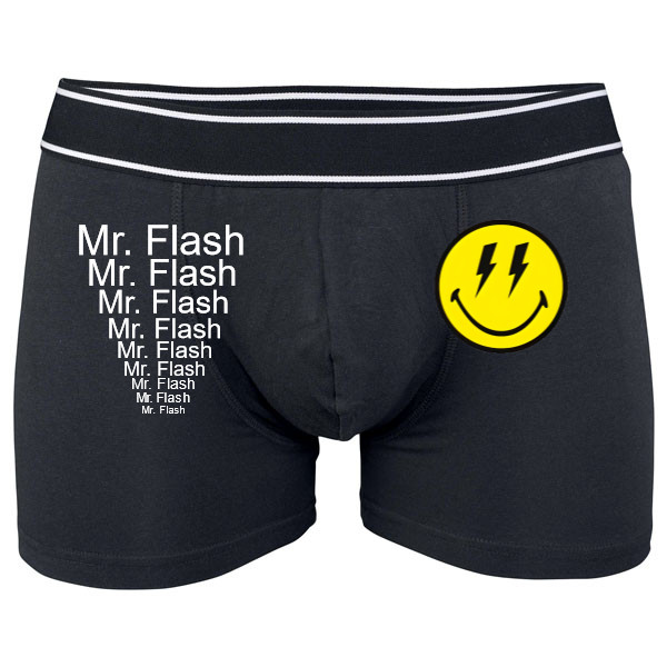 Boxerky Kariban s potiskem Mr. Flash boxerky
