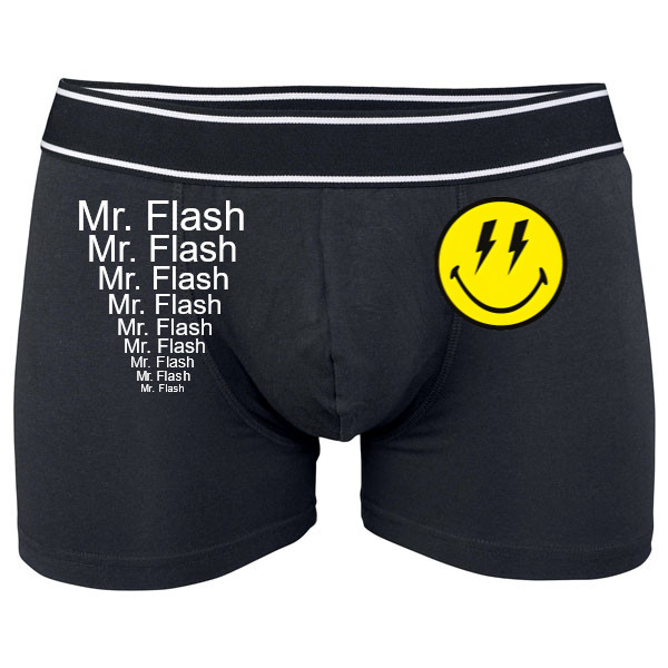 Boxerky Kariban s potiskem Mr. Flash trenýrky