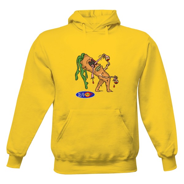 Pánská mikina s kapucí s potiskem Mrkváč skate...