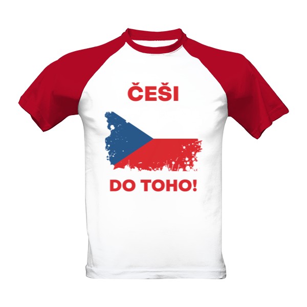 Tričko s potiskem MS v hokeji - Češi do toho