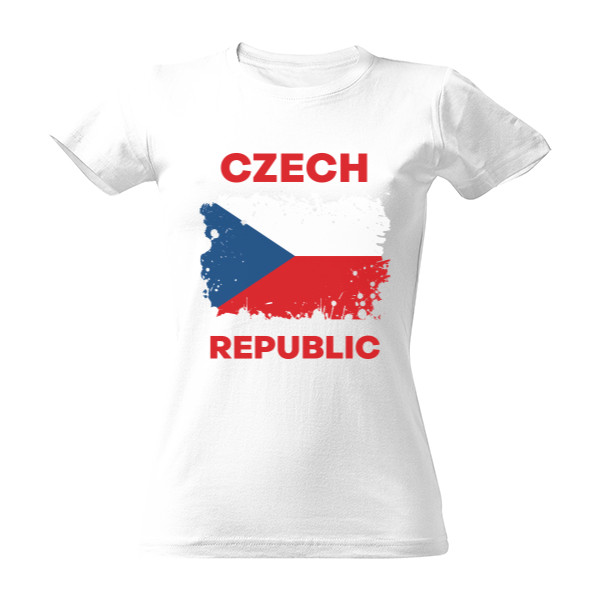 Tričko s potiskem MS v hokeji - Česká republika - dámské