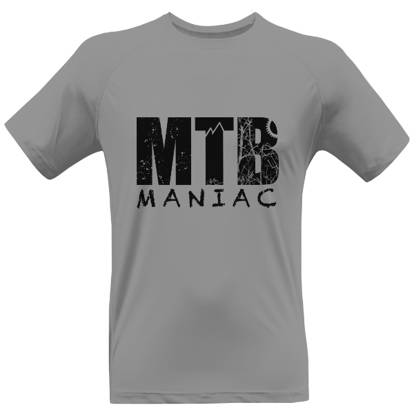 Pánské funkční tričko Premium s potiskem MTB maniac
