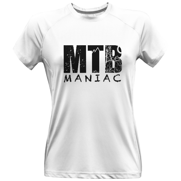 Dámské funkční tričko Premium s potiskem MTB maniac