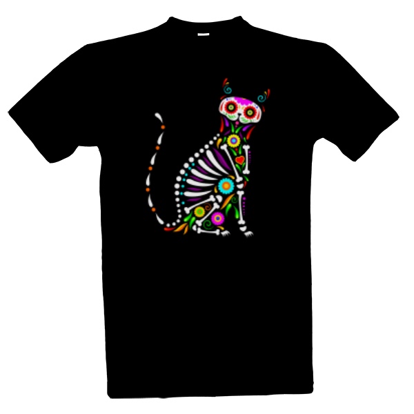 Tričko s potiskem Muerte Tattoo Cat
