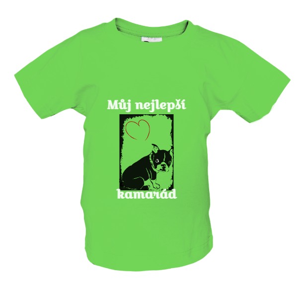 Tričko s potiskem Můj nejlepší kamarád