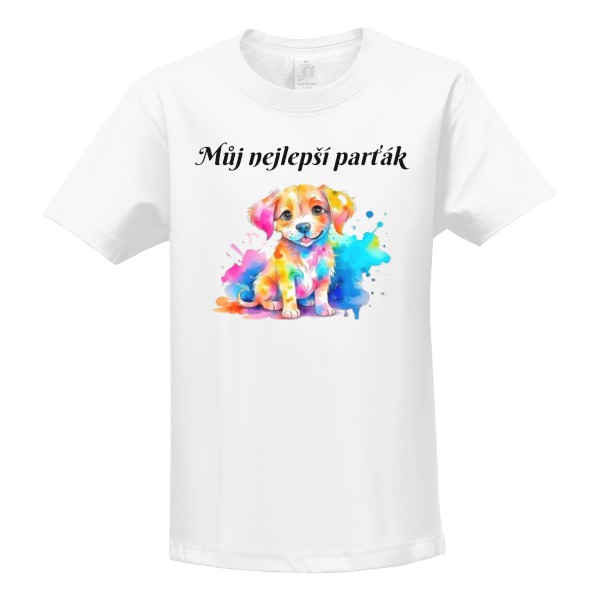 Tričko s potiskem Můj nejlepší parťák