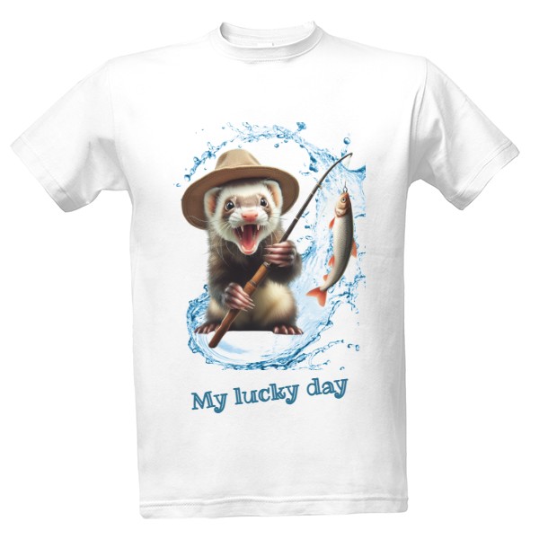 Tričko s potiskem Můj šťastný den