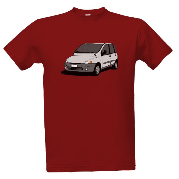 Tričko s potiskem Multipla stříbrná