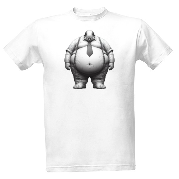 Tričko s potiskem Muž