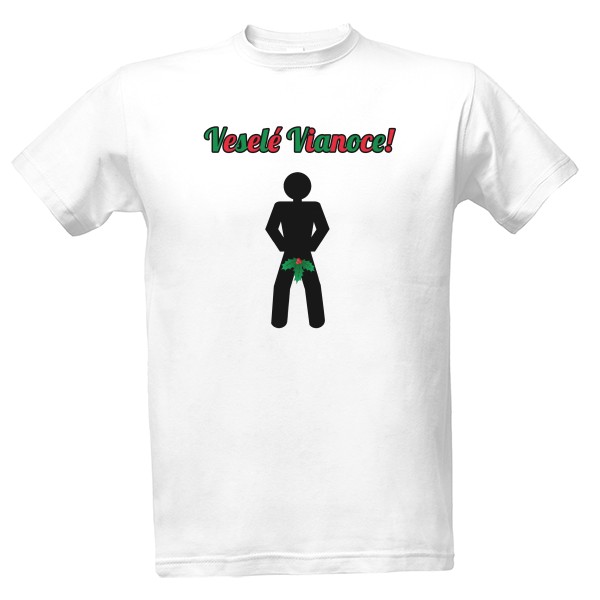 Tričko s potiskem Veselé Vánoce
