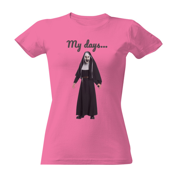 Tričko s potiskem My Days - Dámske Tričko