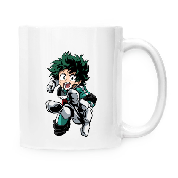 Hrnek malý bílý s potiskem My Hero Academia