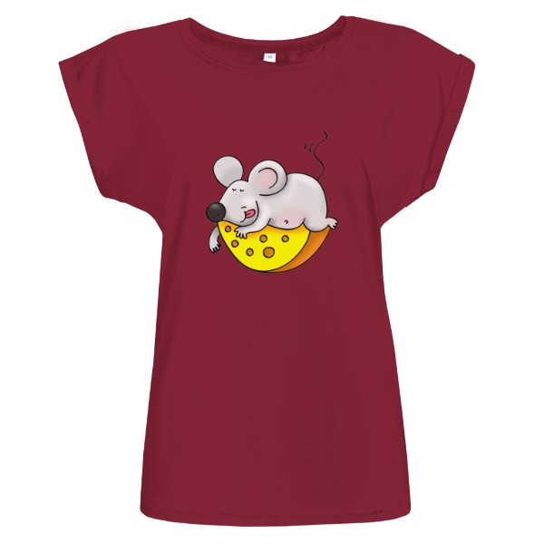 Tričko s potiskem Myš se sýrem
