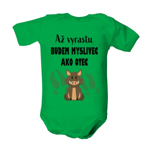 Dětské body  s potlačou Myslivec